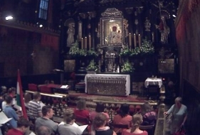 Wnętrze Kaplicy Cudownego Obrazu